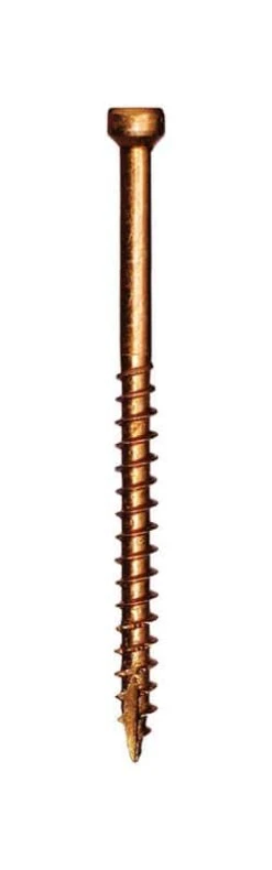 GRK Fasteners No. 8 X 2-1/2 In. L Star Coated Screws 605 Pk