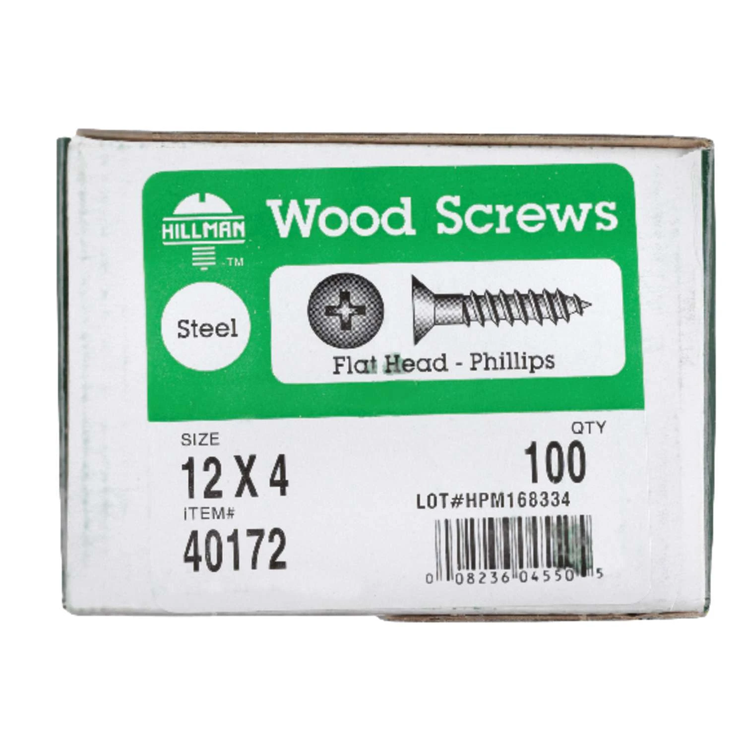 Hillman No. 12 X 4 In. L Phillips Zinc-Plated Wood Screws 100 Pk 2 Hillman No. 12 X 4 In. L Phillips Zinc-Plated Wood Screws 100 Pk - Image 2