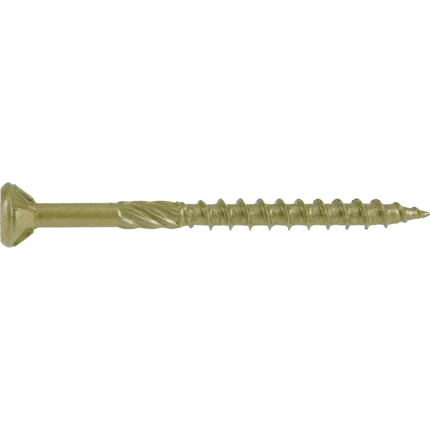 Hillman Power Pro No. 10 X 2-1/2 In. L Star Flat Head Exterior Deck Screws 5 Lb 2 Hillman Power Pro No. 10 X 2-1/2 In. L Star Flat Head Exterior Deck Screws 5 Lb - Image 2