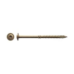 Big Timber No. 15 Ga. X 4 In. L Star Round Head Construction Screws 1 Lb 25 Pk