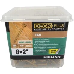 Hillman Deck Plus No. 8 X 2 In. L Tan Star Flat Head Exterior Deck Screws 5 Lb -Hil Screws Shop 8e68f699 6791 4853 aedb 23e94dcc628c