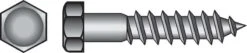 Hillman 5/16 In. X 4-1/2 In. L Hex Hot Dipped Galvanized Steel Lag Screw 50 Pk