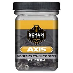 Screw Products AXIS No. 8 X 1-1/4 In. L Star Stainless Steel Wood Screws 1 Lb 211 Pk