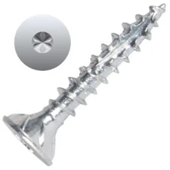 Screw Products AXIS No. 8 X 1 In. L Star Flat Head Structural Screws 5 Lb 253 Pk