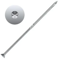 Screw Products AXIS No. 10 X 6 In. L Star Flat Head Structural Screws 1 Lb 31 Pk