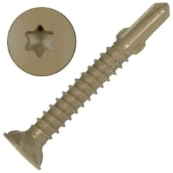 Screw Products ROCO No. 10 X 1.5 In. L Star Low Profile Head Construction Screws 5 Lb 650 Pk
