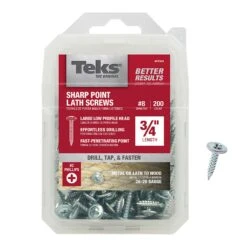 Teks No. 8 X 3/4 In. L Phillips Truss Head Lath Screws 200 Pk