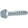 Hillman Screw-Bolt+ 1/2 In. D X 4 In. L Steel Hex Head Concrete Screw Anchor 10 Pk