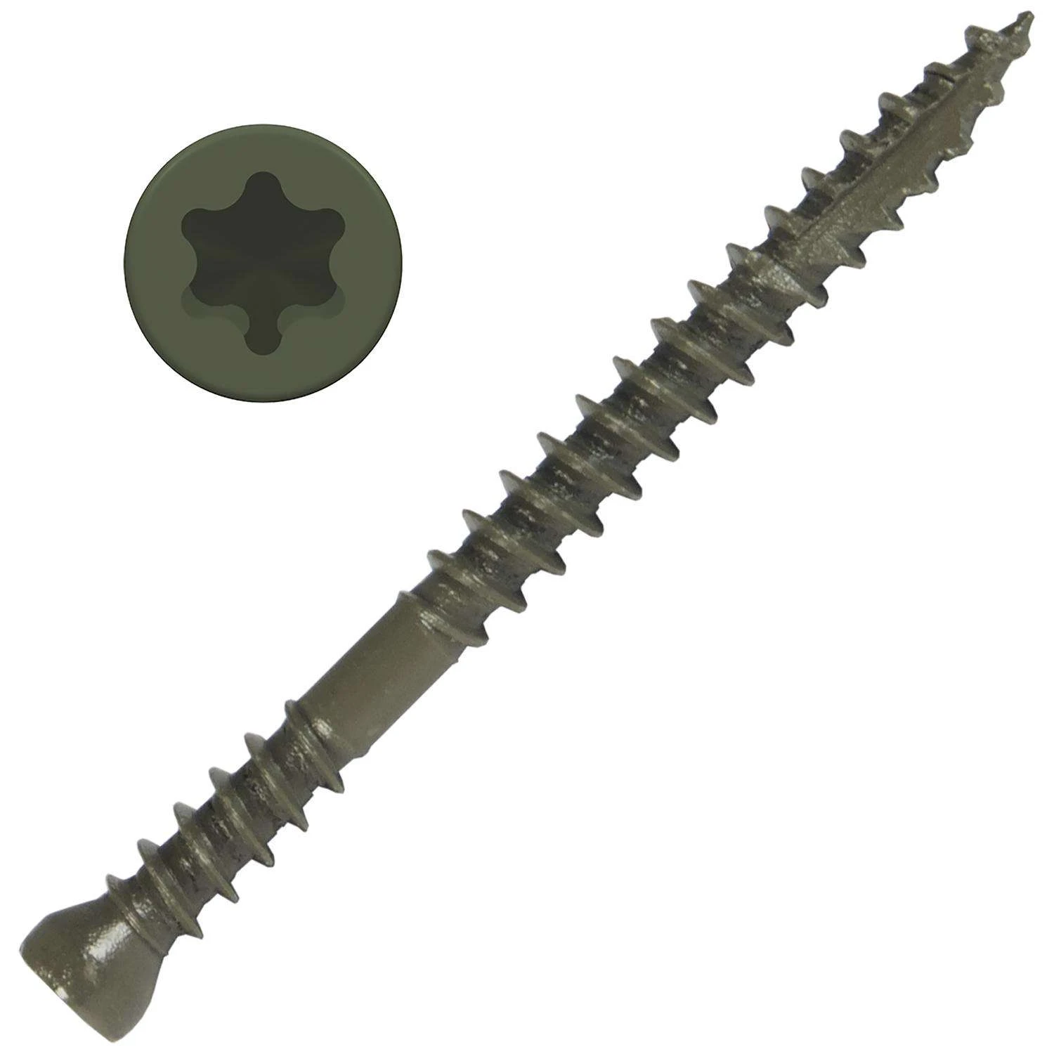 Screw Products PICO No. 8 X 2 In. L Star E-Coat Wood Screws 1 Lb 164 Pk 2 Screw Products PICO No. 8 X 2 In. L Star E-Coat Wood Screws 1 Lb 164 Pk - Image 2