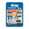 Kreg No. 8 X 1-1/2 In. L Square Zinc-Plated Pocket-Hole Screw 1200 Ct