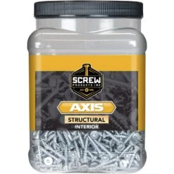 Screw Products AXIS No. 9 X 2.5 In. L Star Flat Head Structural Screws 5 Lb 92 Pk -Hil Screws Shop af2c9416 b2ea 43f0 9419 9e9d1f75e37c