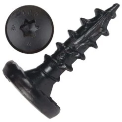 Screw Products NOVA #14 In. X 1 In. L Star Black Steel Lag Screw 50 Pk