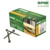SPAX PowerLags 5/16 In. In. X 3 In. L Hex Drive Hex Washer Head Structural Screws 50 Pk