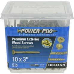 Hillman Power Pro No. 10 X 3 In. L Star Flat Head Exterior Deck Screws 5 Lb -Hil Screws Shop b2af4430 1d9e 4b17 8c70 96902de890b5