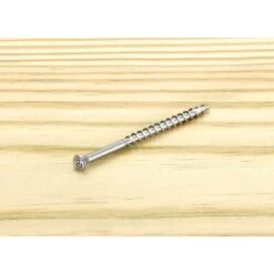 Starborn Deckfast No. 7 X 2-1/4 In. L Silver Star Trim Head Deck Screws 3000 Pk