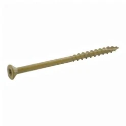 Grip-Rite PrimeGuard Plus No. 10 Wire X 4 In. L Tan Star Bugle Head Exterior Deck Screws 1 Lb 53 Pk