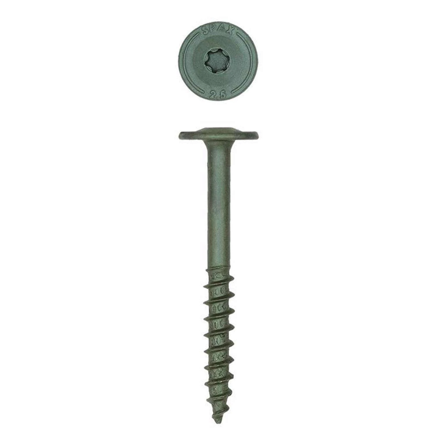 SPAX PowerLag 1/4 In. In. X 2-1/2 In. L T-30 Washer Head Structural Screws 12 Pk 3 SPAX PowerLag 1/4 In. In. X 2-1/2 In. L T-30 Washer Head Structural Screws 12 Pk - Image 3