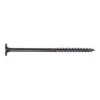 Simpson Strong-Tie No. 10 X 5-1/2 In. L Lobe Black Wood Screws 12 Pk