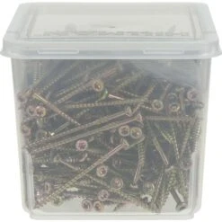 Hillman Power Pro No. 9 X 3 In. L Star Yellow Zinc Wood Screws 5 Lb 450 Pk -Hil Screws Shop bc8d36c3 090e 448a 9101 ad7f33768340