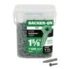 Backer-On No. 9 X 1-5/8 In. L Phillips Flat Head Cement Board Screws 575 Pk