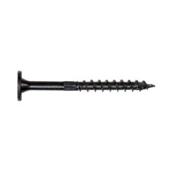 Simpson Strong-Tie No. 10 X 3-1/2 In. L Lobe Black Wood Screws 12 Pk
