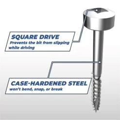 Kreg No. 6 X 1 In. L Square Zinc-Plated Pocket-Hole Screw 500 Ct -Hil Screws Shop ce14dfcc d666 4d2a 94ee b46a2a70ac0e