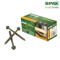 SPAX PowerLags 3/8 In. In. X 5 In. L Hex Drive Hex Washer Head Structural Screws 25 Pk