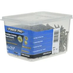 Hillman Power Pro No. 10 X 2-1/2 In. L Star Flat Head Exterior Deck Screws 5 Lb 10 Hillman Power Pro No. 10 X 2-1/2 In. L Star Flat Head Exterior Deck Screws 5 Lb -Hil Screws Shop d43a2035 1236 4aad 9d4e 0a1e92a3da91