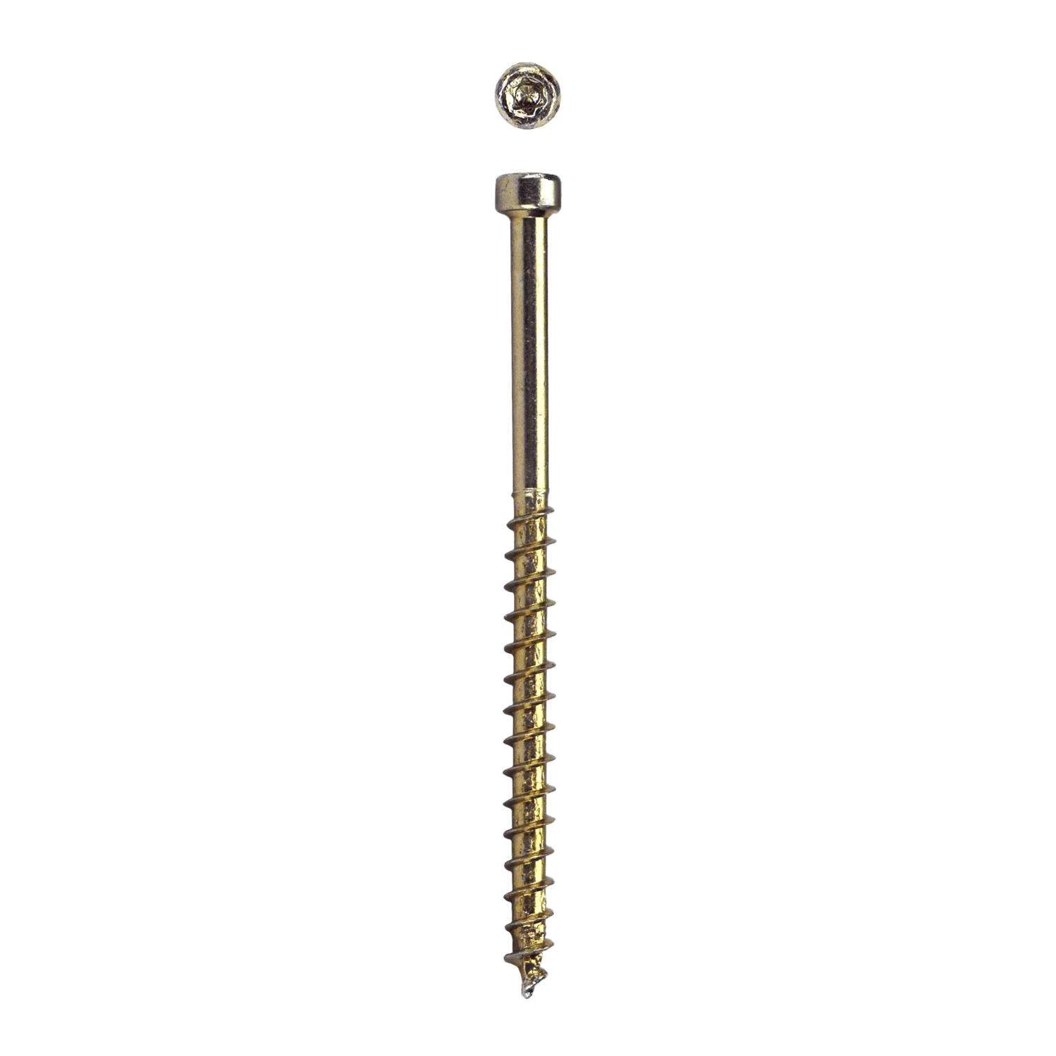 SPAX PowerTrim No. 8 In. X 2-1/2 In. L Star Round Head Trim Screws 100 Pk 2 SPAX PowerTrim No. 8 In. X 2-1/2 In. L Star Round Head Trim Screws 100 Pk - Image 2