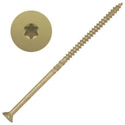Screw Products AXIS No. 10 X 5 In. L Star Flat Head Structural Screws 1 Lb 36 Pk