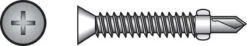 Hillman No. 10-24 X 1 In. L Phillips Wafer Head Self-Drilling Screws W/Wings 100 Pk
