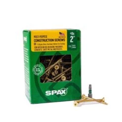 SPAX Multi-Material No. 8 In. X 2 In. L T-20+ Flat Head Construction Screws 1 Lb 161 Pk