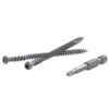 FastenMaster TrapEase No. 20 X 2-1/2 In. L Spiced Rum Torx Ttap Star Head Composite Deck Screws 1050