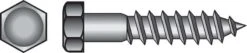 Hillman 1/4 In. X 1 In. L Hex Zinc-Plated Steel Lag Screw 100 Pk