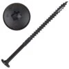 Screw Products NOVA #16 In. X 5 In. L Star Black Steel Lag Screw 50 Pk