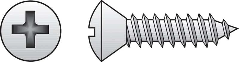 Hillman No. 14 In. X 1 In. L Phillips Oval Head Sheet Metal Screws 100 Pk 1 Hillman No. 14 In. X 1 In. L Phillips Oval Head Sheet Metal Screws 100 Pk