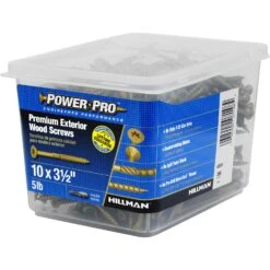 Hillman Power Pro No. 10 X 3-1/2 In. L Star Flat Head Premium Deck Screws 5 Lb 295 Pk -Hil Screws Shop f6a384b2 38ef 4ca6 83c2 2889adaa58ad