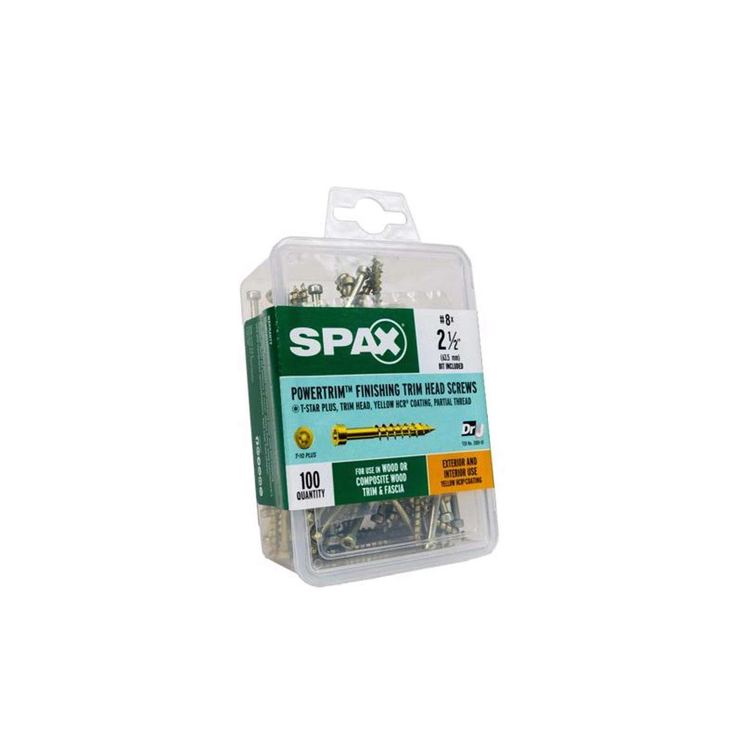 SPAX PowerTrim No. 8 In. X 2-1/2 In. L Star Round Head Trim Screws 100 Pk 3 SPAX PowerTrim No. 8 In. X 2-1/2 In. L Star Round Head Trim Screws 100 Pk - Image 3