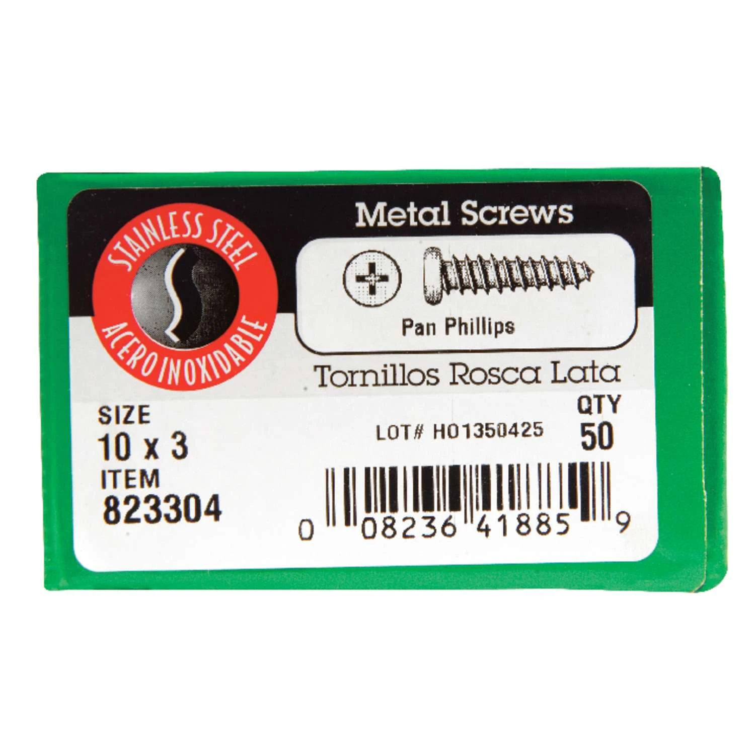 Hillman No. 10 X 3 In. L Phillips Pan Head Sheet Metal Screws 50 Pk 2 Hillman No. 10 X 3 In. L Phillips Pan Head Sheet Metal Screws 50 Pk - Image 2