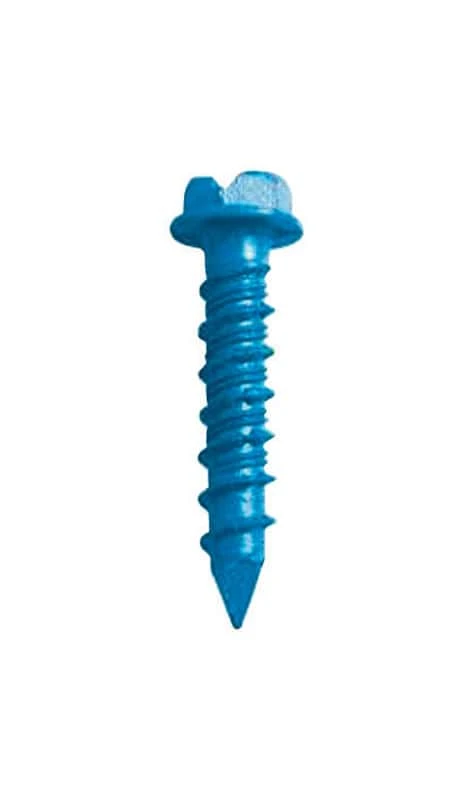 Tapcon 1/4 In. D X 3-3/4 In. L Steel Hex Head Concrete Screw Anchor 1 Tapcon 1/4 In. D X 3-3/4 In. L Steel Hex Head Concrete Screw Anchor
